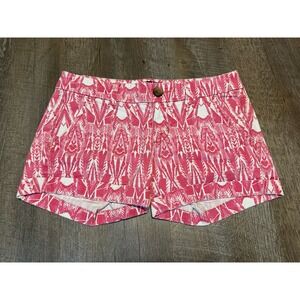 American Eagle Midi Stretch Midi Stretch Shorts Womens Size‎ 0 Pink Chino Y2K